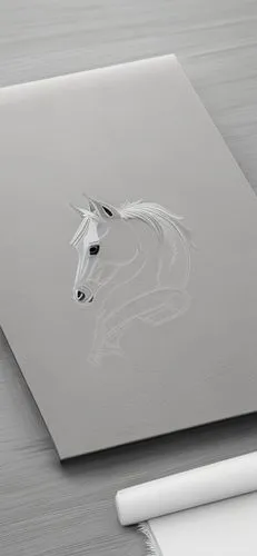 make this horse logo modern minimalist, classy and sleek with just the logo in the image, nothing else,unicorn art,unicorn background,mousepad,macbook pro,graphics tablet,a white horse,macbook,bottlen