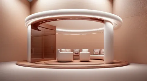 canopy bed,capsule hotel,3d rendering,room divider,treatment room,ufo interior,daylighting,interior design,therapy room,circular staircase,interior decoration,surgery room,interior modern design,beaut