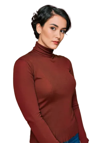 monochrome, nostalgic, retro style, vintage clothing, old-fashioned hairstyle, minimal makeup, subtle facial expression, classic pose, 3/4 composition, soft focus, low-key lighting, cinematic atmosphe