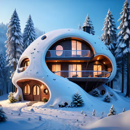 snowhotel,igloo,snow shelter,winter house,snow house,cubic house,snow roof,holiday home,alpine style,futuristic architecture,snow globe,snowed in,roof domes,log home,beautiful home,inverted cottage,ho
