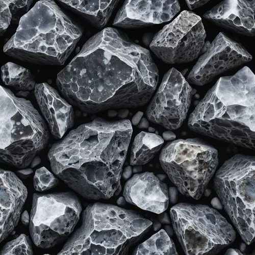 roccia spaccata nera con all'interno minerali bianco fluorescente,some very pretty rocks with water on them,stone background,background with stones,cement background,stone pattern,rocks,lava stones,gr