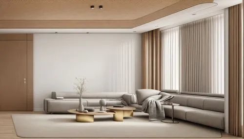 japanese-style room,bamboo curtain,modern room,interior modern design,3d rendering,modern living room,livingroom,contemporary decor,room divider,living room,apartment lounge,search interior solutions,