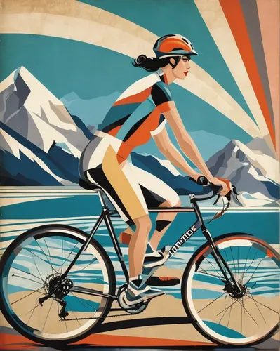 Discover the MTB delights of the South Island,woman bicycle,bicycle clothing,artistic cycling,cyclist,cycling,cycle sport,travel poster,bicycle racing,cyclists,cyclo-cross bicycle,cross-country cyclin