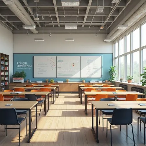 Elementary School Renaissance Style Architecture Design Ideas