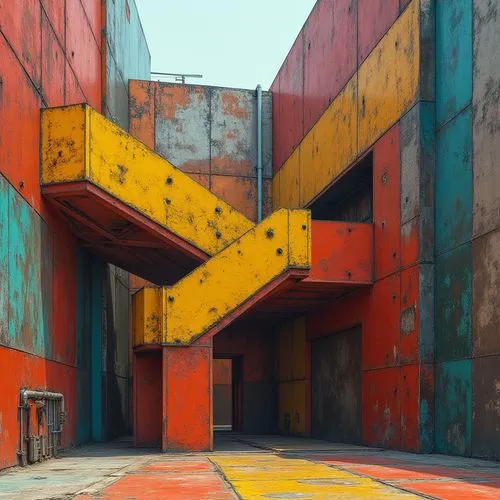 Constructivism Style Office Buildings Design Ideas