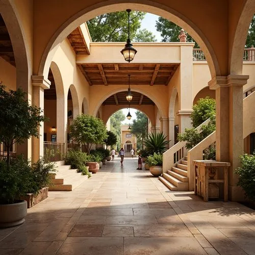 Mediterranean Style Metro Station Building Design Ideas