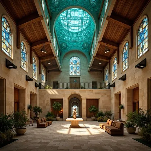 Monastery Postmodernism Style Building Design Ideas