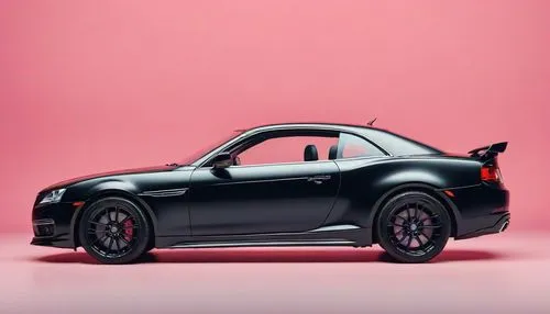 a black sports car parked in front of a pink background,nissan gtr,gtr,nismo,porsche gt3 rs,black beetle,porsche targa,porsche,audi rs,porsche turbo,infiniti,nissan,mazda,model car,brz,3d car model,3d