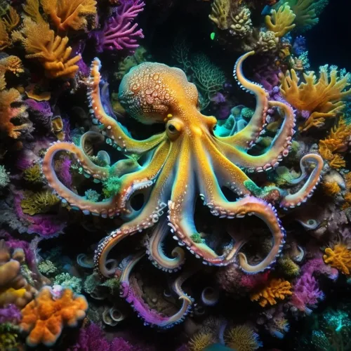 octupus hiding in coral reef,fun octopus,octopus,octopus tentacles,cephalopod,pink octopus,octo,cnidaria,octopi,under sea,coral guardian,octopuses,cnidarian,cephalopods,balkan anemone,marine animal,la