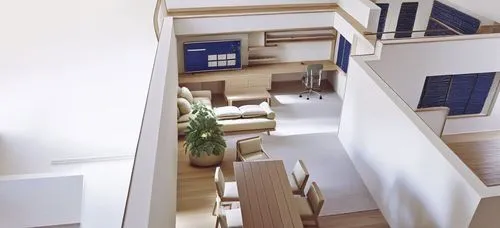 an aerial s of the living room, dining room and bedroom,interior modern design,home interior,penthouses,an apartment,sky apartment,apartment,lofts,modern living room,modern kitchen interior,loft,hallw