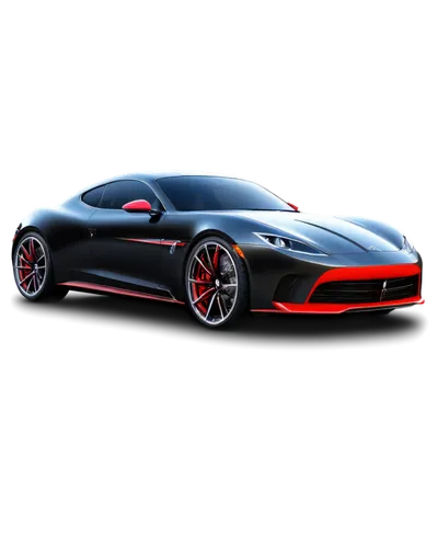 Sports car, low-angle shot, sleek design, metallic paint, shiny wheels, aggressive stance, sharp headlights, angular lines, black leather seats, steering wheel with paddle shifters, dashboard with dig