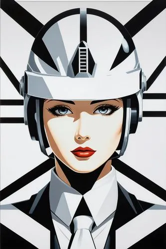 ekiga anime style poster, bold visionary genius megaproject engineer, roughneck of possibility, white background and black outlines, #DA2C18 accents, transformation and breakthrough, by Julian Opie,bo