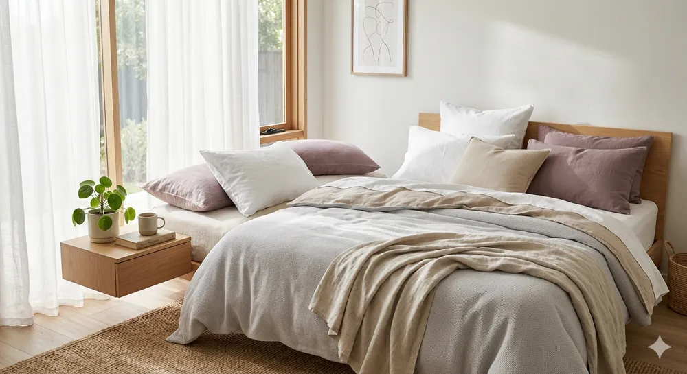 All Cotton and Linen Elevates Bedrooms With Premium Bedding Sets