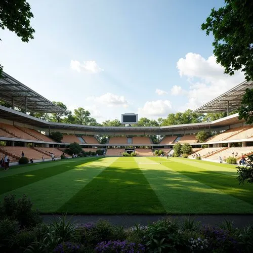 Art Nouveau Style Sports Field Architecture Design Ideas