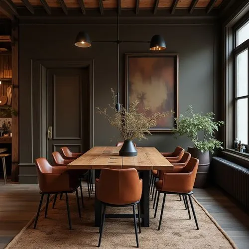  interior design,a dining room with wooden tables and chairs,dining room table,dining table,dining room,minotti,breakfast room,danish furniture,Photography,Documentary Photography,Documentary Photogra