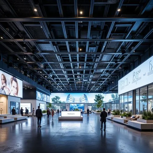 Art Nouveau Style Exhibition Center Architecture Design Ideas