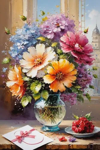 Greeting card flower for woman day


,a painting of an arrangement of flowers sitting on a table,flower painting,splendor of flowers,flower background,flowers png,flower arranging,floral composition,f