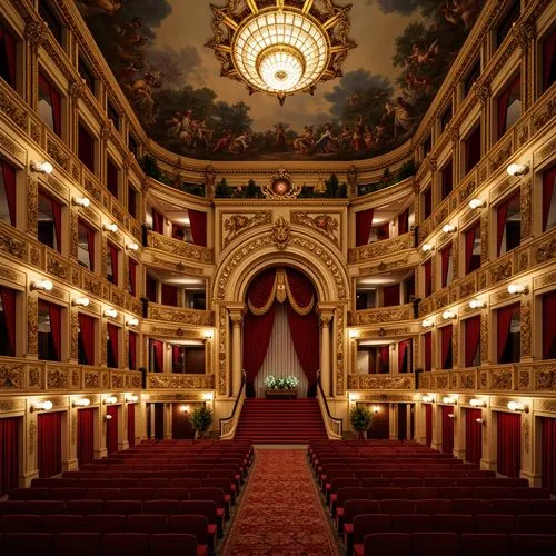 Auditorium Classicism Style Design Ideas
