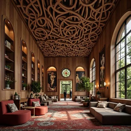 Amphitheater Art Nouveau Style Building Design Ideas