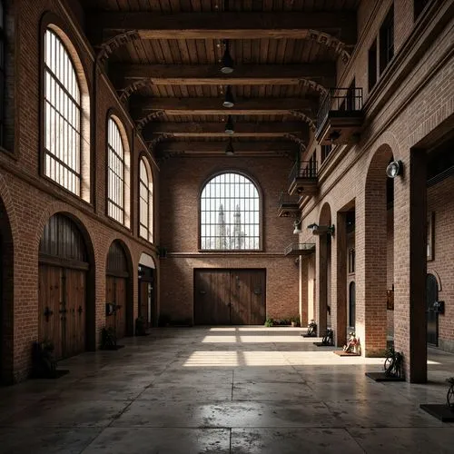 Factory Romanesque Style Building Architecture Design Ideas