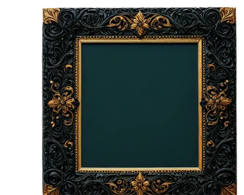 Gold frame, ornate details, luxurious texture, glossy finish, rectangular shape, ornamental patterns, golden ratio composition, soft focus, warm color tone, shallow depth of field, cinematic lighting.