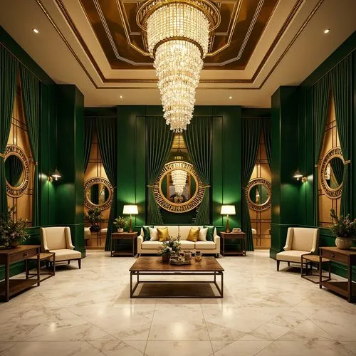 Art Deco Style Living Room Building Interior Design Ideas