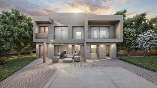 this is a house that is in the evening,modern house,new housing development,two story house,townhouse,residential house,modern architecture,residential,contemporary,house purchase,dunes house,luxury h
