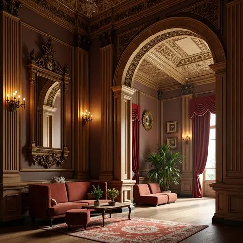 Victorian Style Powder Room Interior Design Ideas