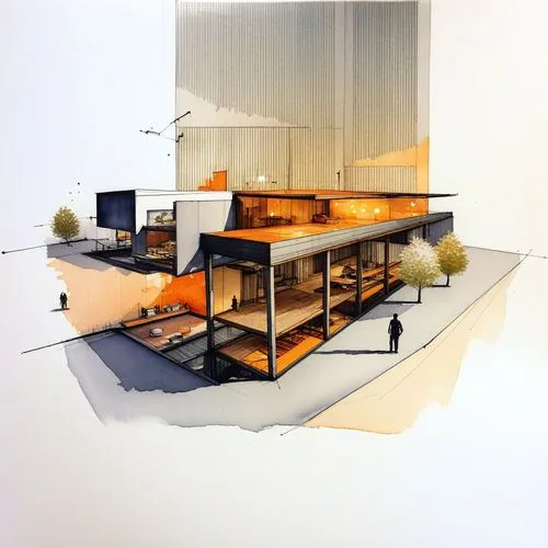 Modern futuristic architecture ,prefab,prefabricated,prefabs,prefabricated buildings,prefabrication