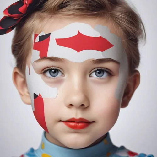 Create a fun and playful photo editor for kids,face paint,face painting,japanese kawaii,japan,japan pattern,swiss flag,japan airlines,international red cross,japanese character,japanese culture,geisha