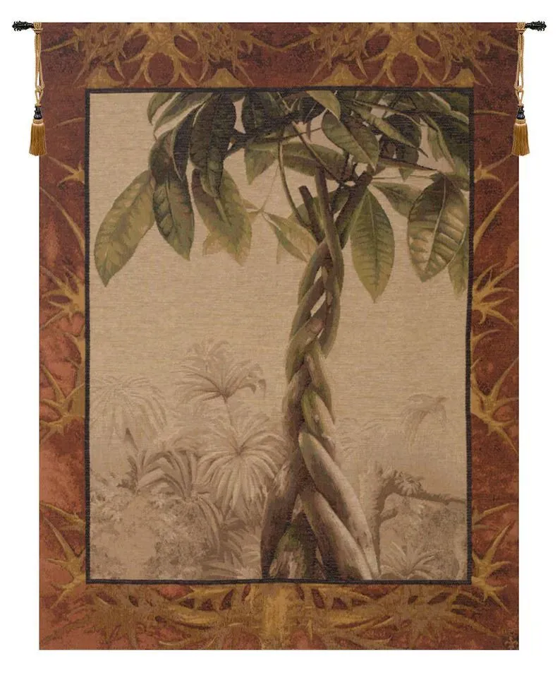 Le Ficus Tree Wall Tapestry – Elegant Botanical Decor