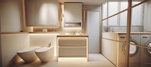 the washer and dryer are in this small bathroom,kitchen design,kitchenette,kitchen interior,kitchen,cabinetry,kitchens