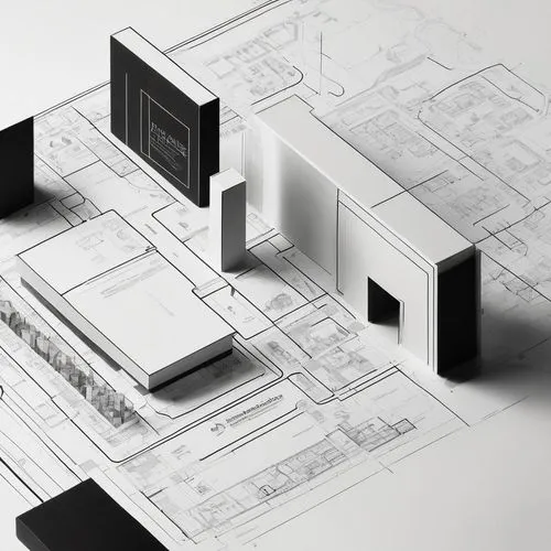Minimalist logo design for an architecture and urban planning firm named "Allgemeiner Plan". Use stylized letters "A" and "P" integrated into a clean geometric composition inspired by architectural si