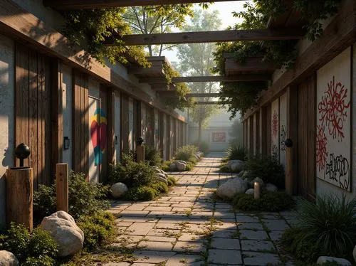 Rustic wooden planks, weathered stone walls, distressed metal panels, rough-hewn boulders, moss-covered rocks, intricate stonework, ornate carvings, vibrant graffiti, faded murals, peeling paint, crac