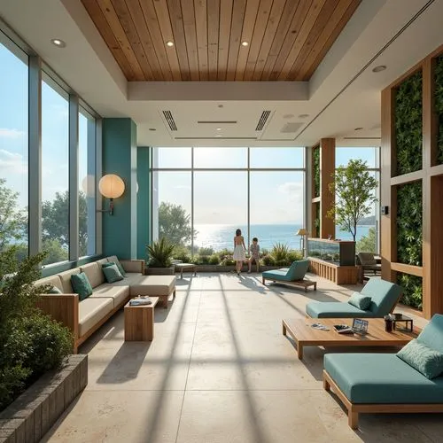 Coastal Style Interior Design Ideas for Hospitals