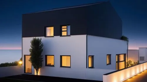 LEDS, MINIMALIST , BLACK ROOF, BLACK WALL,the architecture of this house is incrediblely bright,modern house,cubic house,modern architecture,cube house,passivhaus,house silhouette,dunes house,homebuil