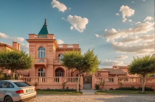 a car,villaecija,boadilla,palazzina,villa cortine palace,szeged,villa,badajoz,mirogoj,guadiamar,hluboka castle,chernivtsi,roussillon,llotja,casalesi,convent,villa balbiano,calatayud,huelva,mansion,haj