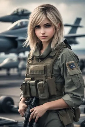 fighter pilot,drone operator,helicopter pilot,military raptor,operator,ballistic vest,ammo,call sign,gi,us air force,agent,military,airman,combat medic,pilot,strong military,girl with gun,girl with a 