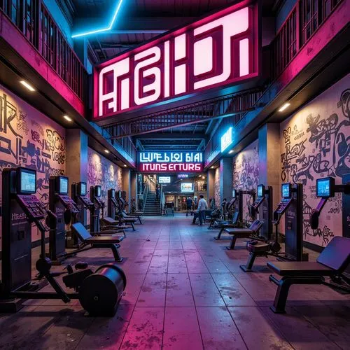 Home Gym Expressionism Style Interior Design Ideas