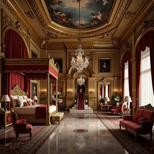 Entry Baroque Style Building Design Ideas