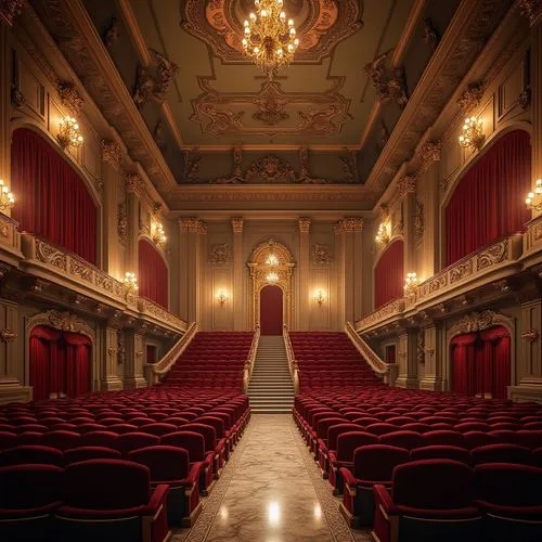 Auditorium Classicism Style Design Ideas