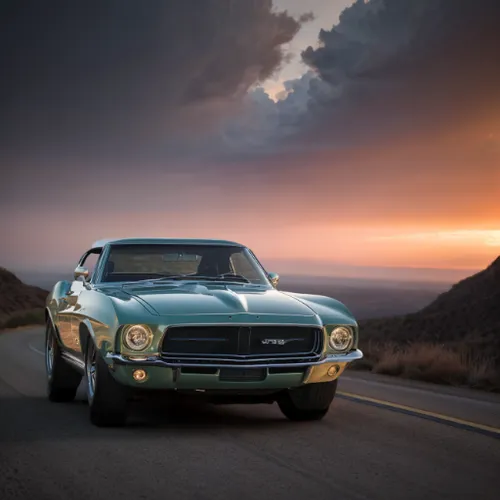 sunset highway,second generation ford mustang,first generation ford mustang,boss 302 mustang,american muscle cars,pony car,ford mustang,california special mustang,boss 429,mercury cyclone,ford mustang