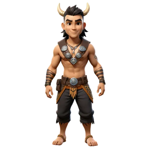 vax figure,skylander giants,scandia gnome,barbarian,cave man,tribal bull,male character,male elf,game figure,3d figure,aladha,tribal chief,aladin,minotaur,faun,figurine,moana,gnome,caveman,3d model