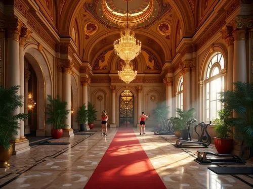 Byzantine Style Fitness Club Design Ideas