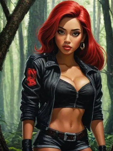 sabrina salerno
as
JESSICA RABBIT
, a girl in A CURSED Forest，
pencil drawing of girl with perfect defined muscle body, short tight punk|emo clothes
by Don Bluth and Jaguar,bloodrayne,madelyne,mahvash