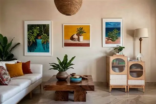 interior decor,home interior,contemporary decor,modern decor,wall decor,hallway space,livingroom,interior decoration,the living room of a photographer,sitting room,boho art,living room,paintings,house