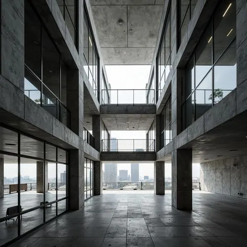 Train Station Brutalism Style Design Ideas