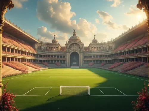 Modernism Style Football Stadium Architecture Design Ideas