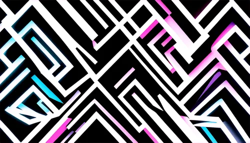 Lines, geometric pattern, abstract design, white background, bold black lines, varying thickness, intersecting points, 3D illusion, futuristic feel, neon lights, high contrast, dramatic shading, close
