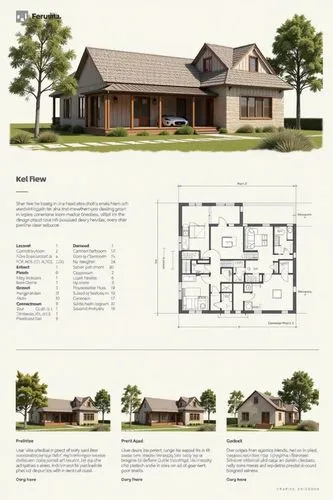A professional architectural presentation board with a Pure background and a clean, minimalist design layout. The board includes:

Top Section: On the top left, a photorealistic render of a contempora